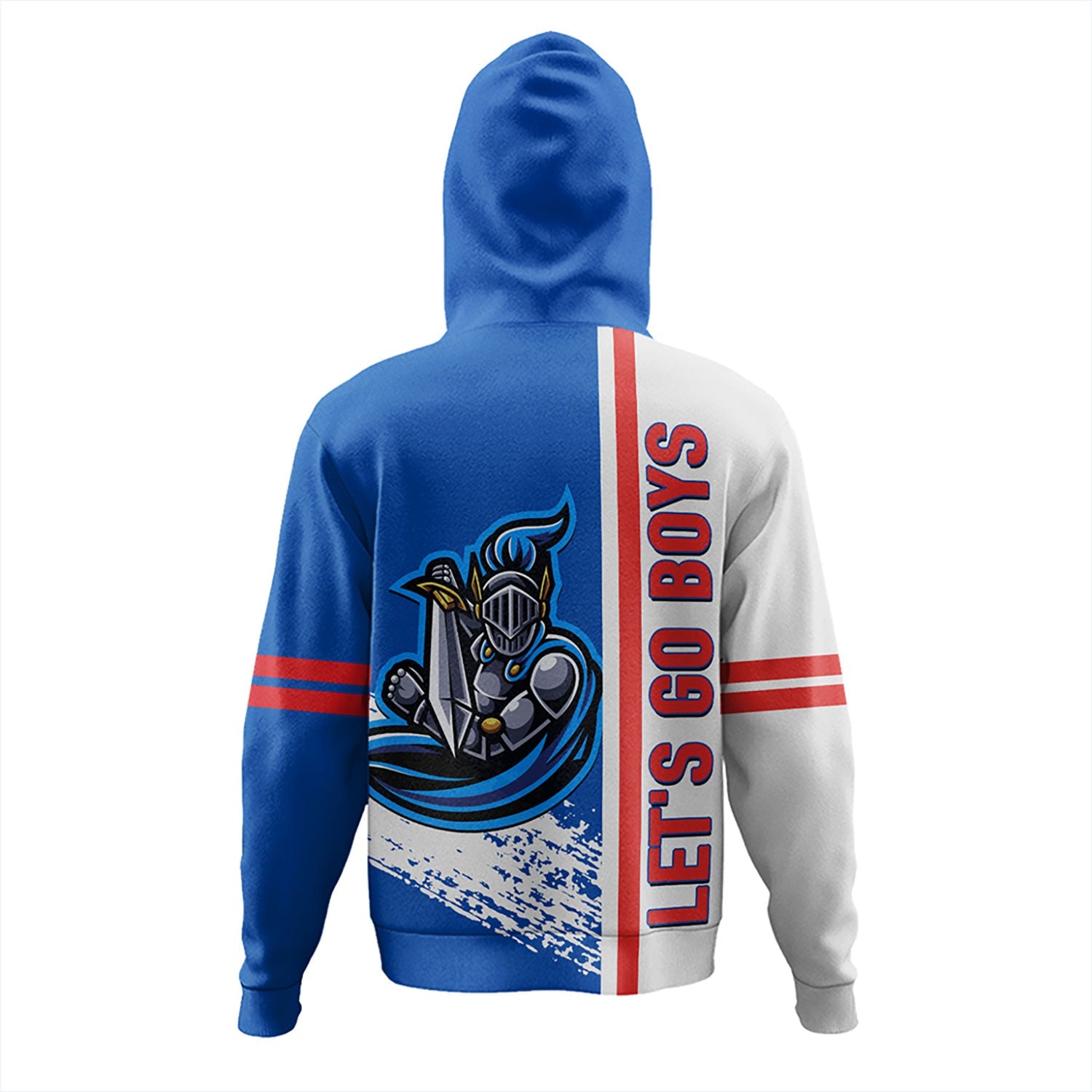 Newcastle Knights    Hoodie Knights Mascot Quater Style Hoodie